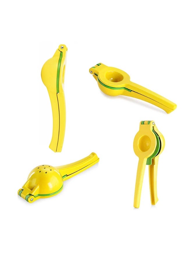 HOMESTAR Hand Citrus Juicer, Heavy-Duty Lemon Squeezer Orange Press, Large Efficient Hand Juicer For Lemon Lime Orange, Multi-Purpose Kitchen Essential Tool, Yellow/Green, 22x7.5cm - Image 5